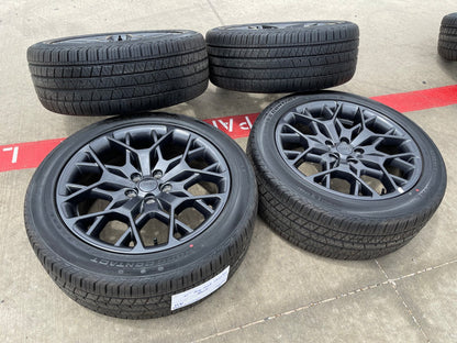 21" Jeep Grand Cherokee L OEM wheels rims 9291 Durango tires SET CONTINENTAL