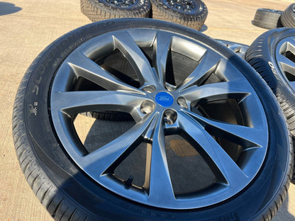 21" Ford Edge 10048 rims wheels Lincoln Continental MKC 2016 2017 2018 2022 2023