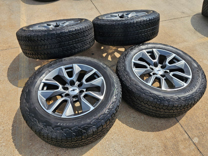 20" Chevy Silverado 1500 Tahoe Suburban OEM 5915 5916 wheels rims DUELER A/T