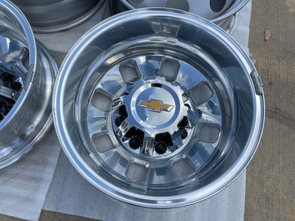 18" Chevy Silverado GMC Sierra 3500 Dually rims wheels OEM 14127 14129 SET 2026
