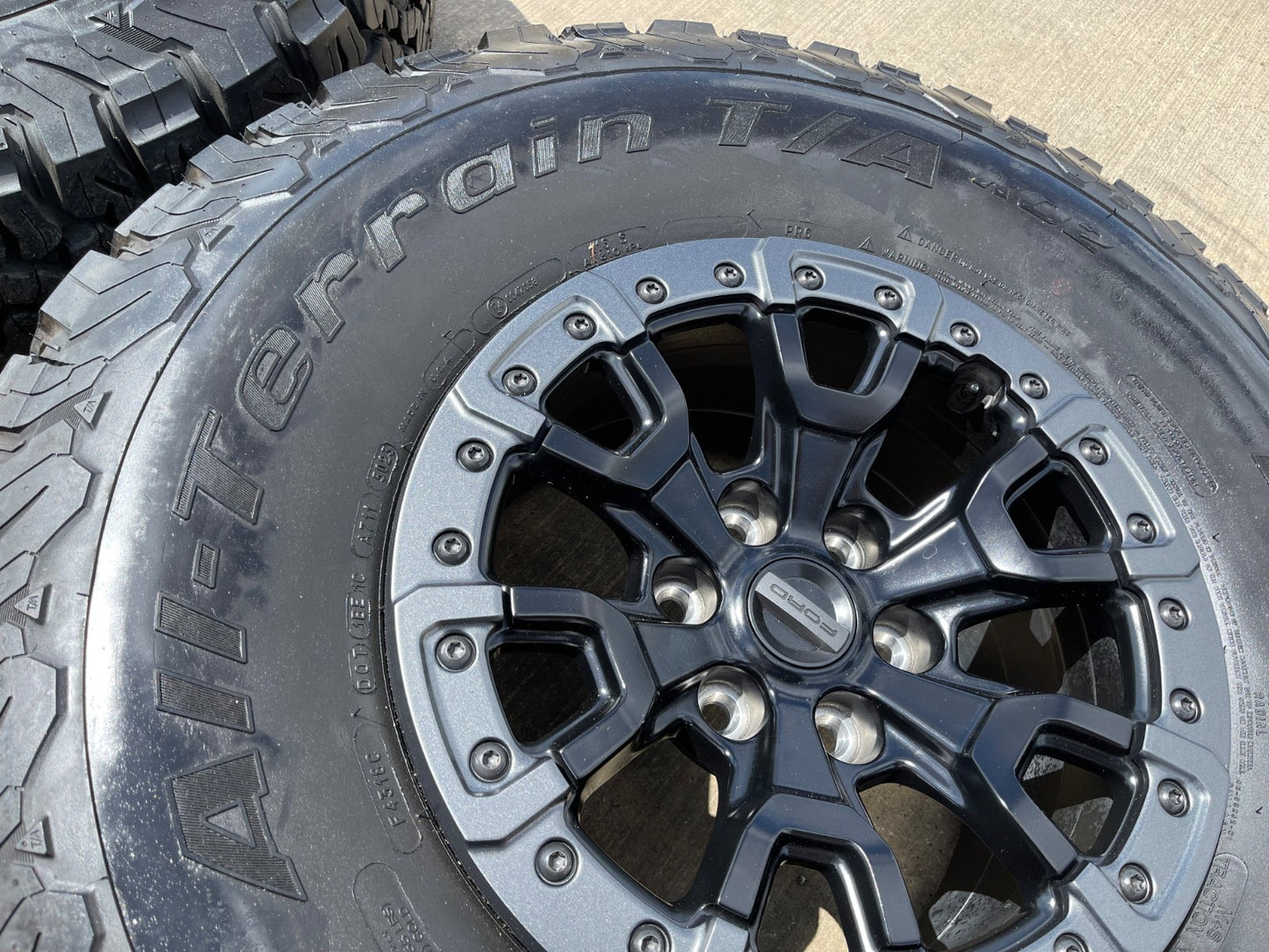 17" Ford F-150 Raptor Bronco R OEM BEADLOCK 51222 rims wheels 37" SET NEW