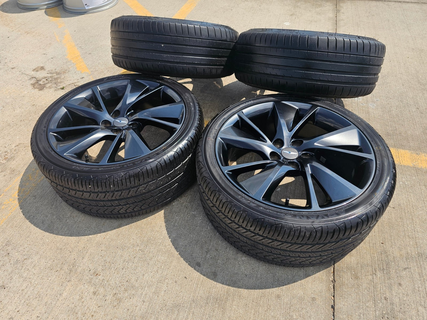 19" Hyundai Genesis G70 G80 OEM 71030 71031 wheel rims Sonata tires