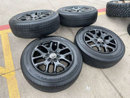 20" Toyota Tundra TSS TRD OEM wheels rims 95359 Sequoia black 2024 2025 NEW