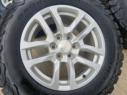 18" Chevy Silverado Suburban Tahoe OEM 5912 wheels rims Yukon Sierra BFG NEW