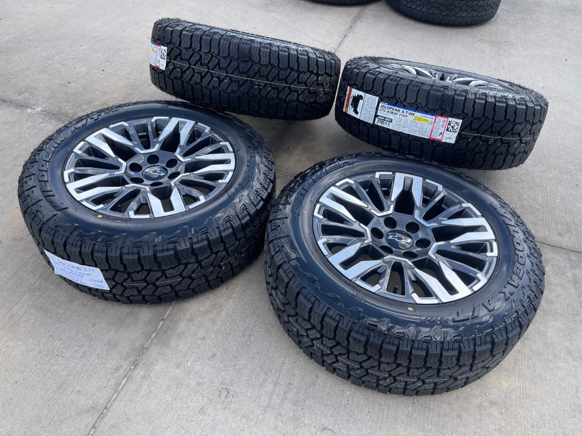 20" Chevy Silverado Suburban Tahoe Z71 OEM wheels rims SET NEW FALKEN A/T4