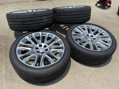 24" GMC Yukon Sierra DENALI OEM wheels rims tires 2022 2023 2024 2025 2026 NEW