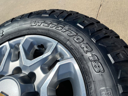18" Chevy Silverado 2500 3500 OEM 5959 wheels rims tires SET NITRO R/T