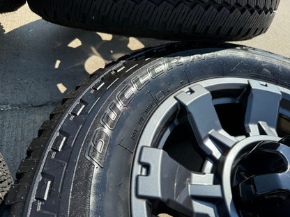 20" Ford F-250 F-350 OEM gray Lariat 10485 10296 wheels rims tires BRIDGESTONE