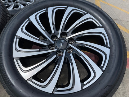 22" Lincoln Navigator OEM 10666 rims wheels BLACK LABEL BRIDGESTONE NEW