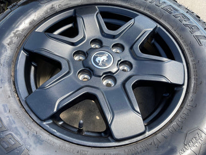 17" Ford Bronco wheels rims 95292 10383 SASQUATCH Ranger 2022 2023 2024 2025
