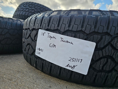 18" Toyota Tacoma 4Runner TRD OEM 10641 wheels rims 2024 2025 2026 NEW GOODYEAR