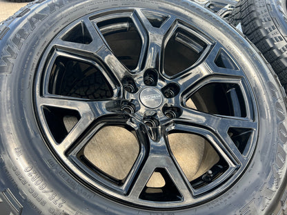 20" Dodge Ram 1500 Jeep Grand Wagoneer OEM OBSIDIAN wheels rims NEW
