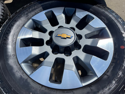 20" GMC Sierra Chevy Silverado 2500 3500 OEM 5960 5947 wheels rims BRIDGESTONE