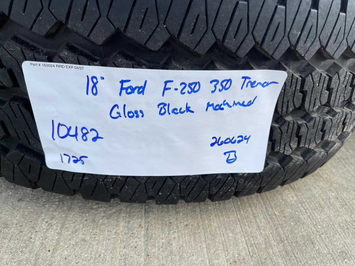 18" Ford F-250 F-350 OEM TREMOR rims wheels 10482 SET tires BRIDGESTONE A/T