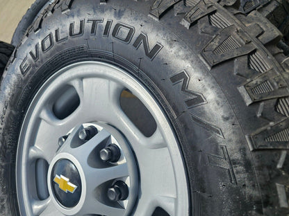 17" Chevy Silverado GMC Sierra 2500 OEM 8095 wheels 33" M/T