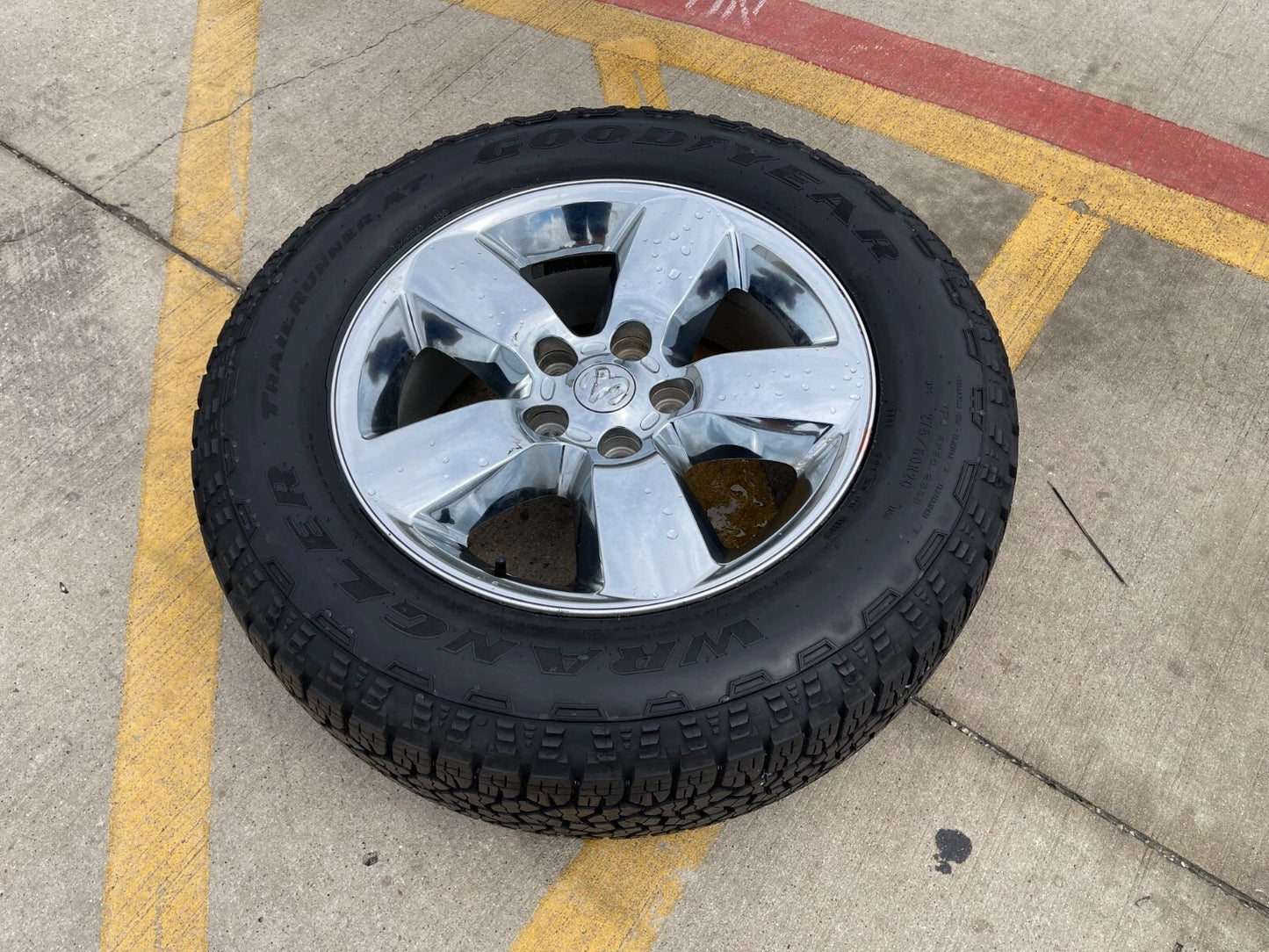 (1) 20" Dodge Ram 1500 OEM wheel rim chrome 2016 2017 2018 2019 2020 SPARE 2495