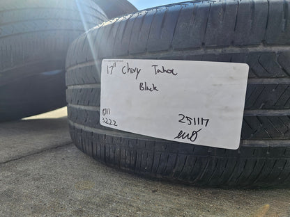 17" Chevy Tahoe PPV OEM Police Package 8111 wheels rims tires FIRESTONE