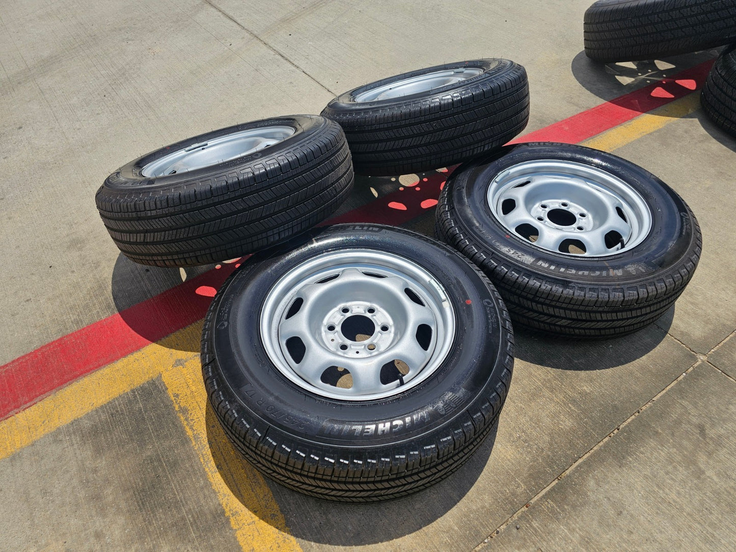 17" Ford F-150 OEM rims wheels 3857 steel 2025 2026 2027 MICHELIN HUGE SALE NEW