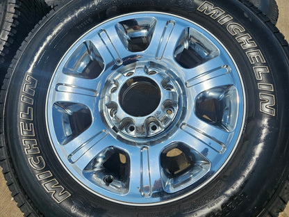 20" FORD F-250 F-350 Lariat OEM 3892 CHROME rims wheels tires MICHELIN