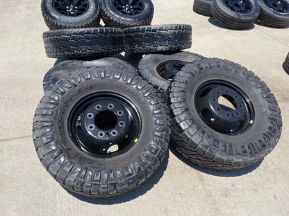 17" Dodge Ram 3500 Dually Laramie 8x200 wheels rims 2703 2704 OEM tires 35"