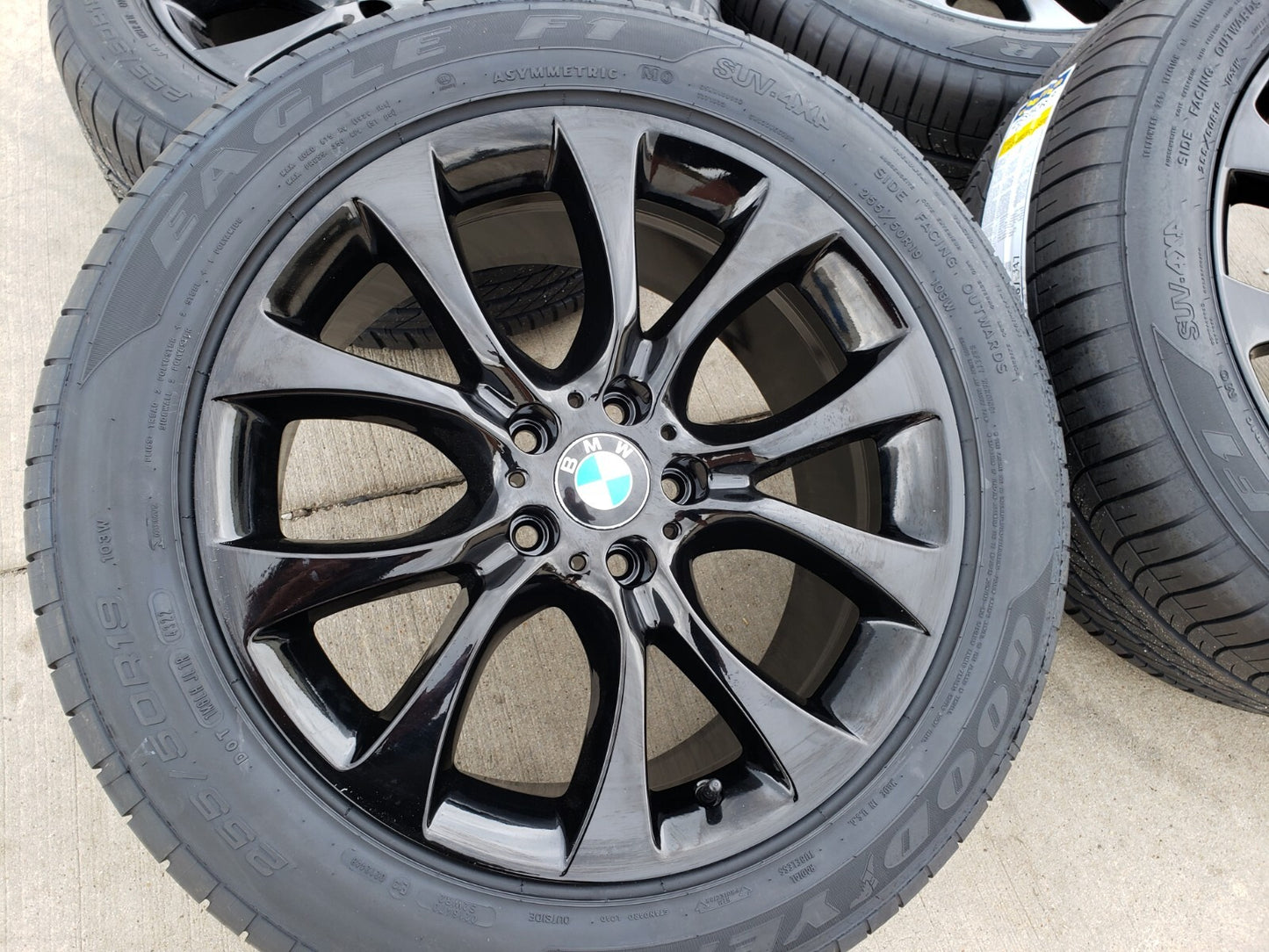 19" BMW OEM X5 wheels rims 86045 tires 5x120 NEW