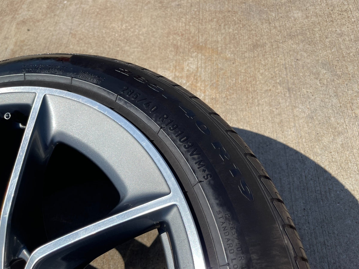 19" Mercedes AMG GT GT43 GT53 OEM wheels rims tires PIRELLI