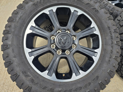 20" Dodge Ram 2500 3500 LARAMIE OEM wheels rims DURATRAC A/T SET 2025 2026 2027