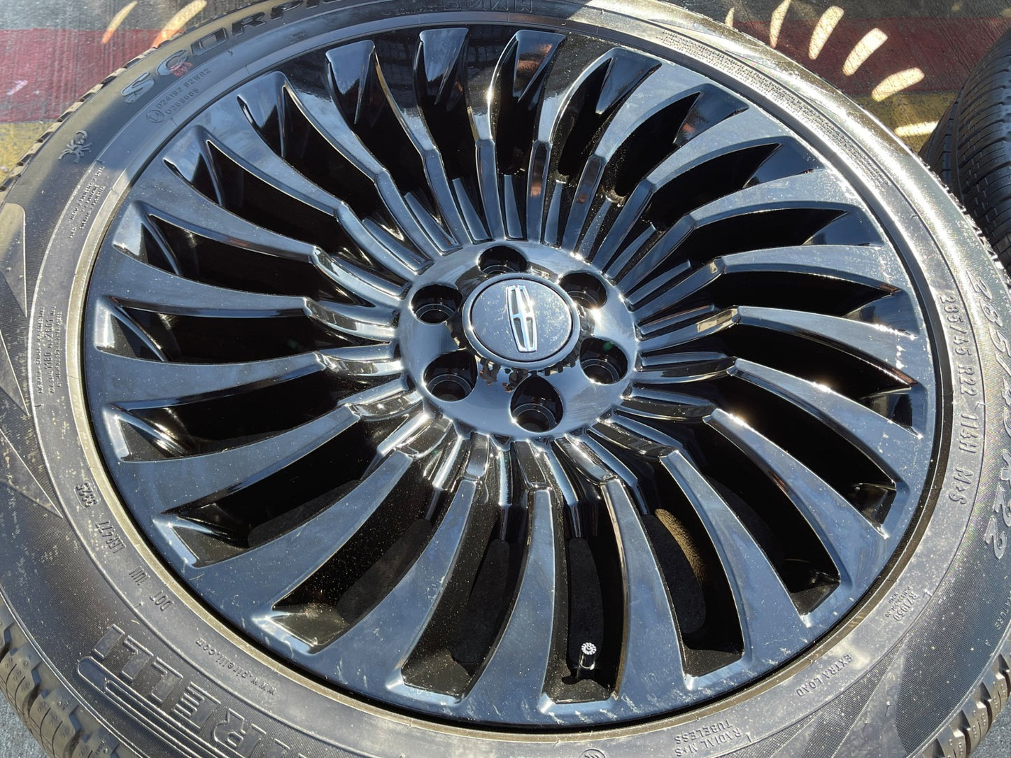 22" Lincoln Navigator OEM rims wheels 10179 Black Label tires MICHELIN NEW