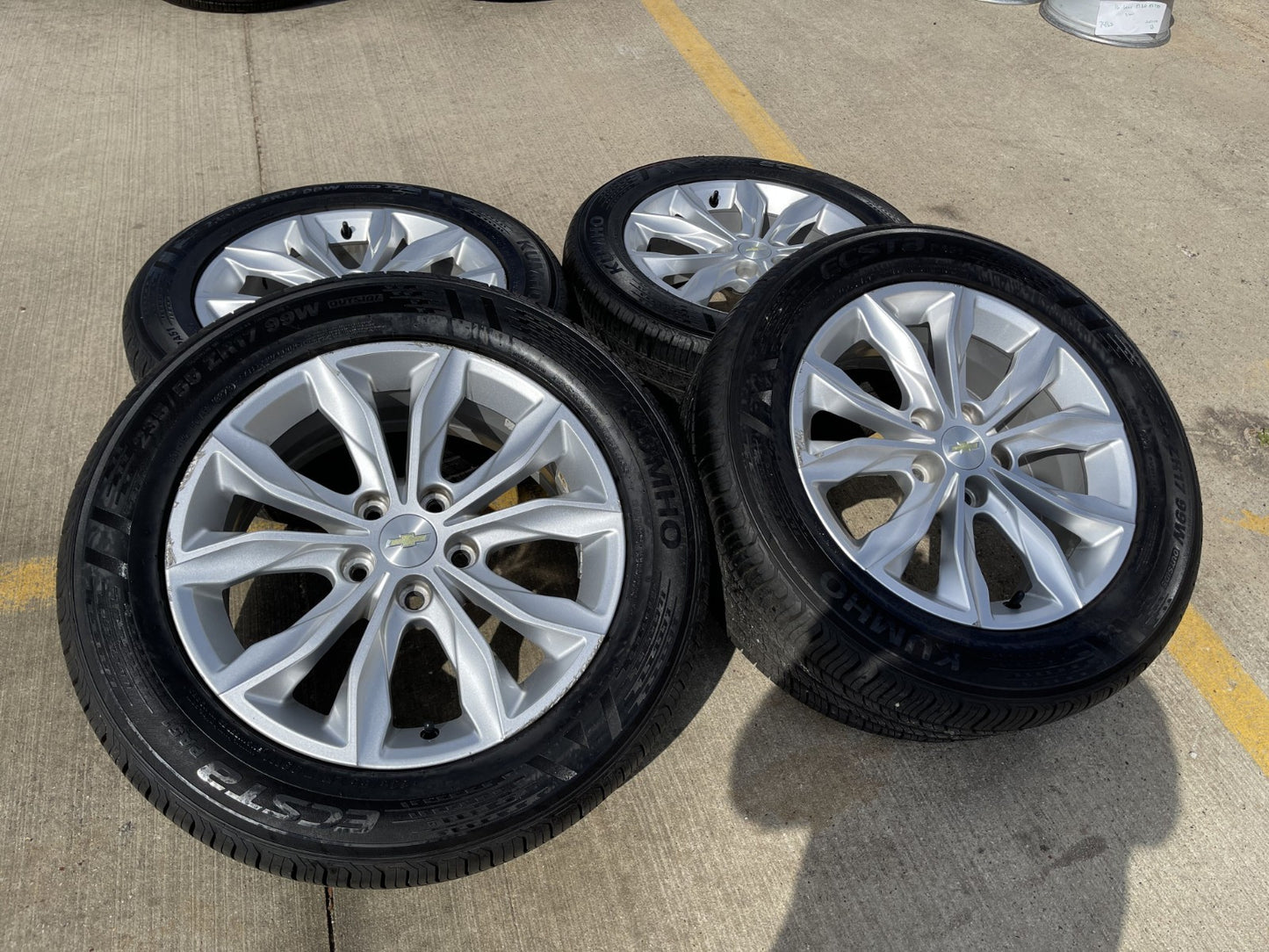 17" Chevy Malibu OEM wheels rims 5894 tires Impala GMC Terrain Equinox 5x120