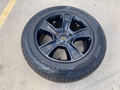 20" Dodge Ram 1500 OEM LIMITED Black 2676 2723 wheel rim PIRELLI A/TR single