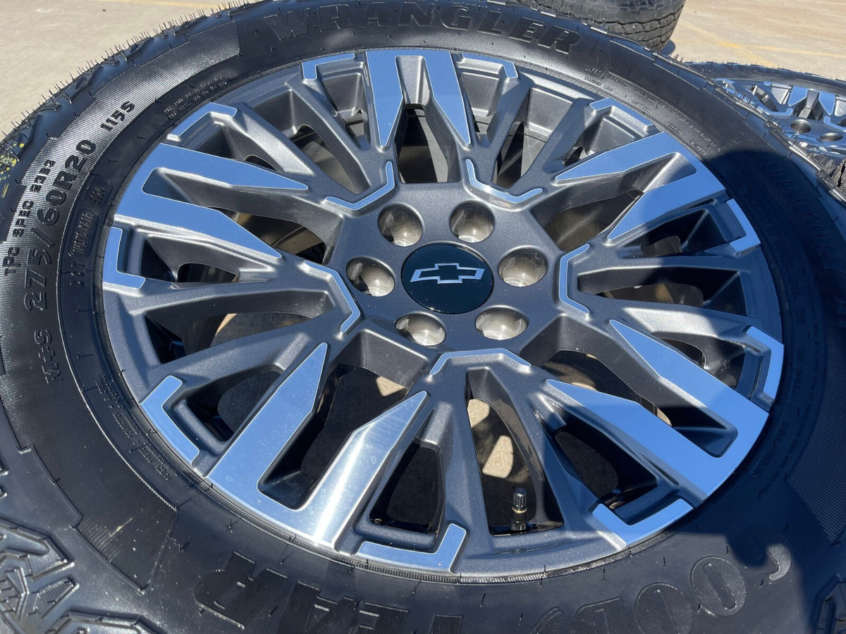 20" Chevy Silverado Z71 GMC Sierra Canyon OEM wheels rims 2025 2026 2027 NEW