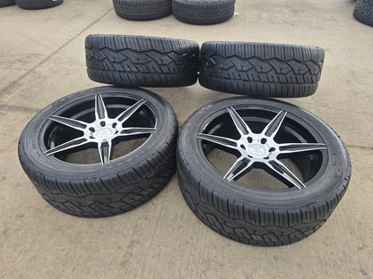 22x9.5 22" Ferrada FT2 Chevy Silverado RAM wheels rims 6x139 6x5.5 tires NITRO