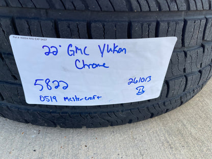 22" GMC Yukon DENALI OEM 4741 wheels rims tires Sierra SET DISCOUNTED