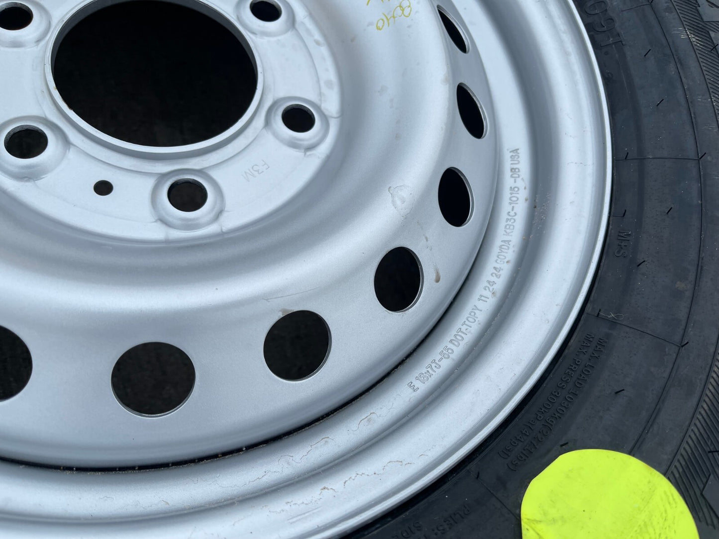 16" Ford Bronco steel wheel rim tire 10226 Ranger 2021 2022 2023 2024 2025