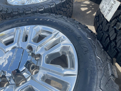 20" GMC Sierra Denali 2500 3500 OEM 5957 wheels rims 2024 2025 NEW BFG KO2