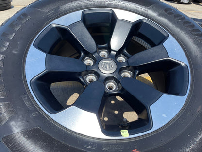 18" Dodge Ram 1500 Rebel Black OEM wheels rims 2671 tires 2024 2025 2026 NEW
