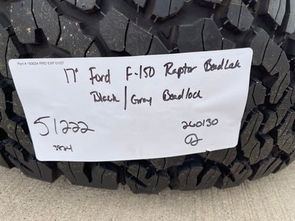 17" Ford F-150 Raptor Bronco R OEM BEADLOCK 51222 rims wheels 2025 2026 NEW 37"
