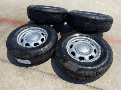 17" Ford F-150 OEM rims wheels 3857 steel 2025 2026 PIRELLI A/T NEW SMOKIN DEAL