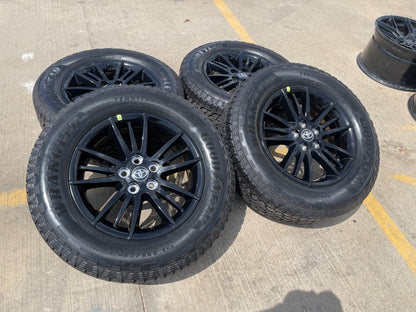 18" Toyota Grand Highlander OEM wheels rims BLACK Lexus TX350 GOODYEAR NEW