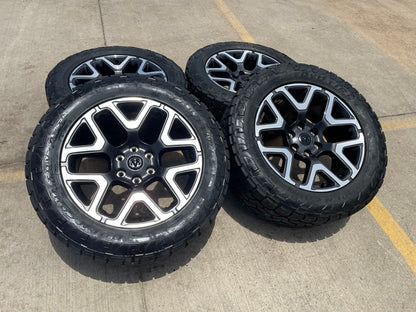 20" Dodge Ram 1500 OEM Laramie wheels rims 68583860AA 2024 2025 TOYO A/T3