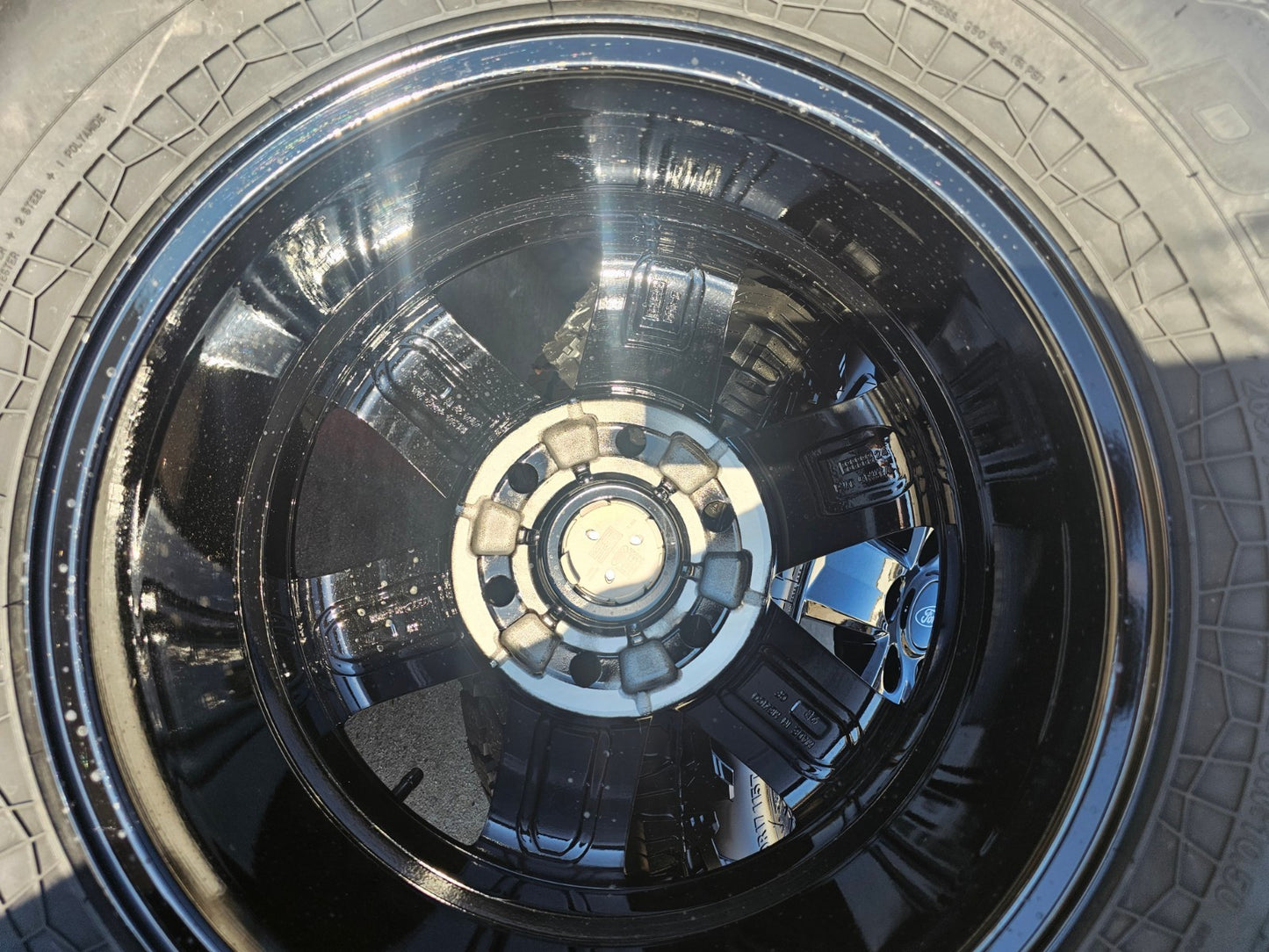17" Ford F-150 OEM black Tremor rims wheels tires 10339 A/T4 2024 2025 2026 NEW