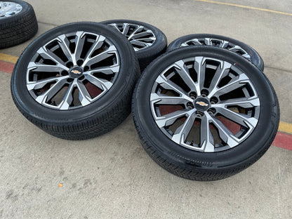 22" Chevy Tahoe Silverado Suburban OEM wheels rims 2023 2024 2025 2026 2027 NEW