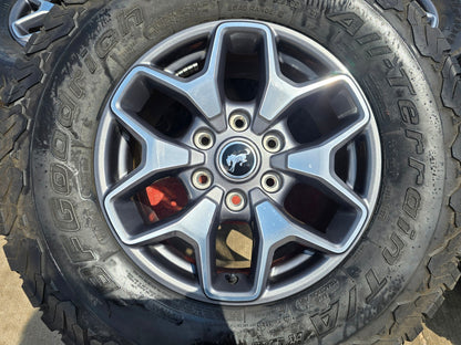 (5) 17" Ford Bronco OEM wheels rims SASQUATCH 95229 10387 Ranger BFG KO2 A/T