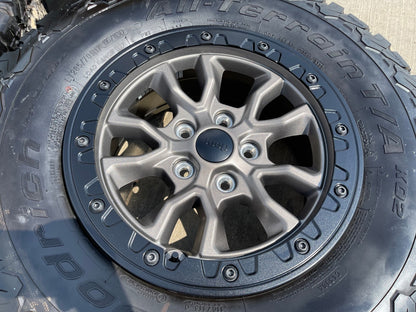 17" Jeep Wrangler 392 Gladiator Rubicon OEM BEADLOCK wheels rims SET 9304 95240