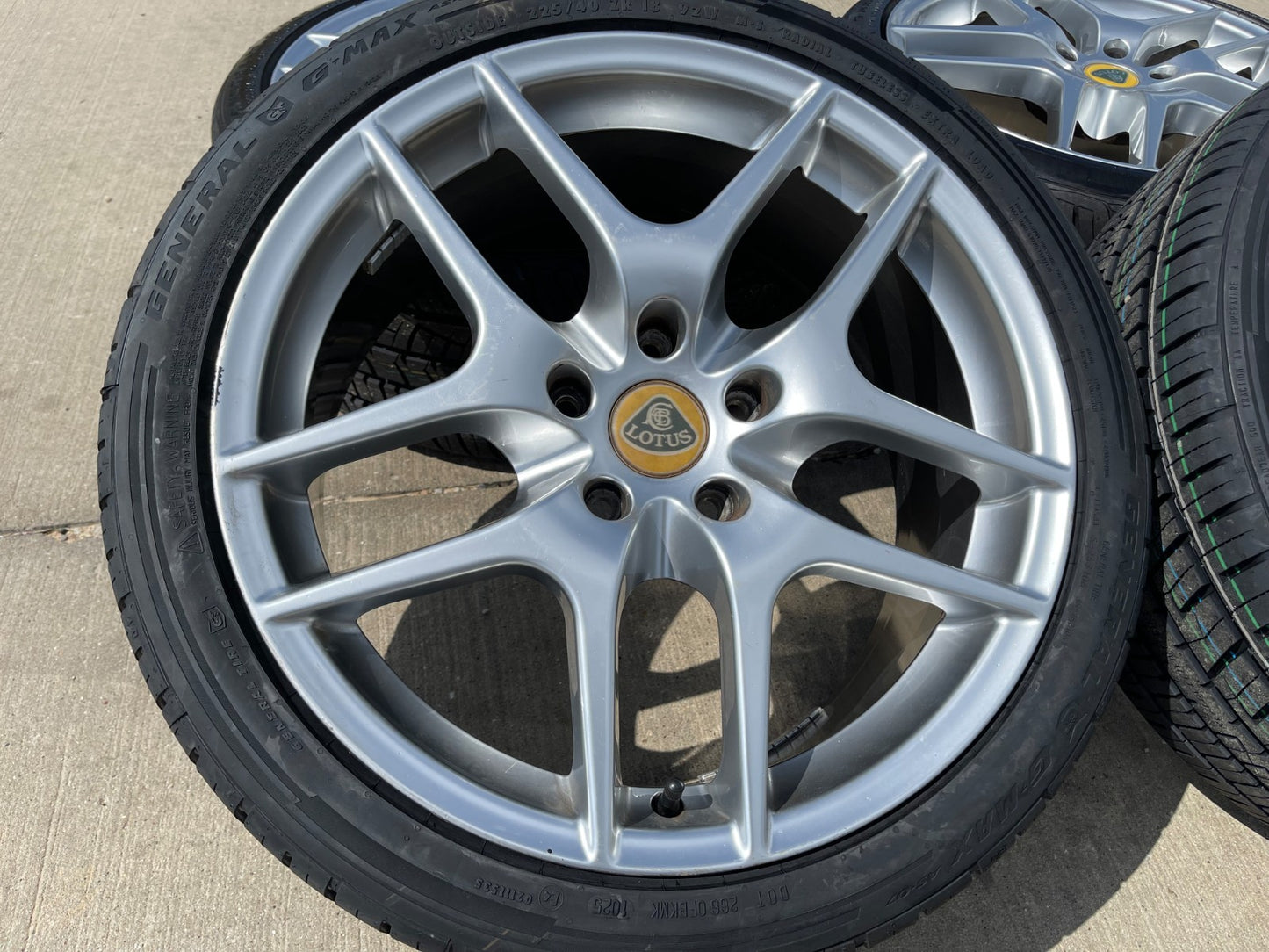 18" + 19" Lotus Evora OEM wheels rims SET tires GENERAL