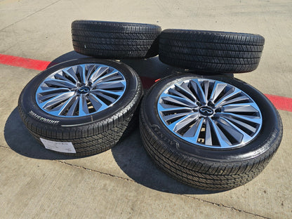 22" Infiniti QX80 QX56 Nissan Titan Armada OEM 94236 wheels rims BRIDGESTONE SET
