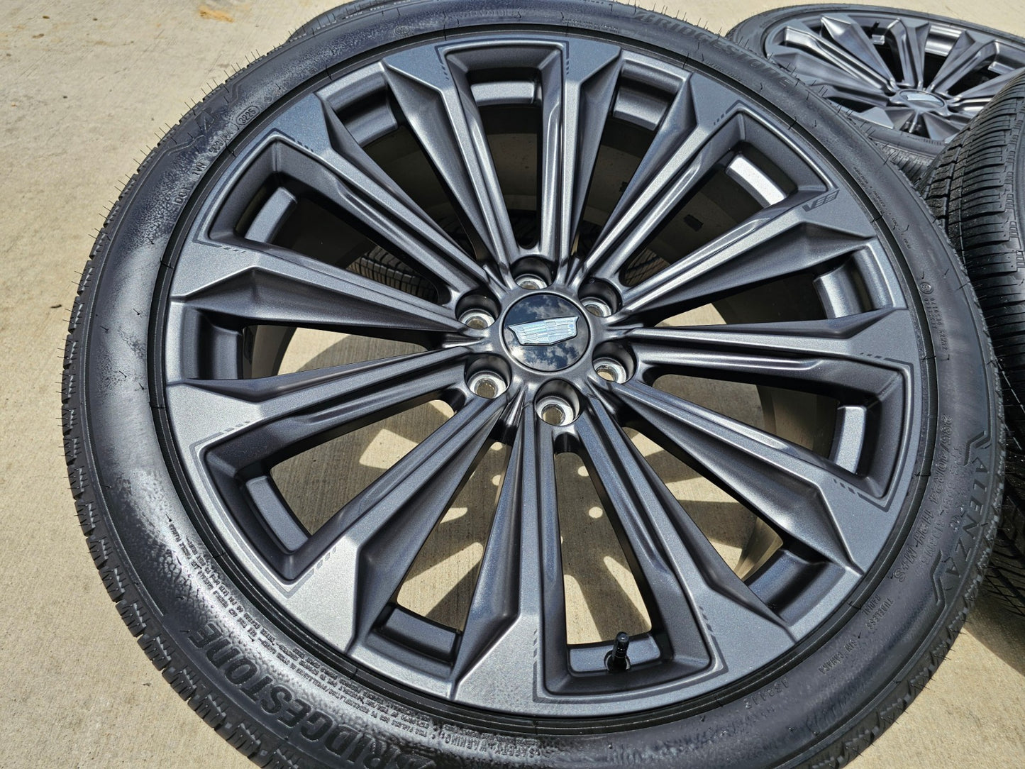24" Cadillac Escalade V PLATINUM OEM wheels rims tires 2024 2025 2026 2027 NEW