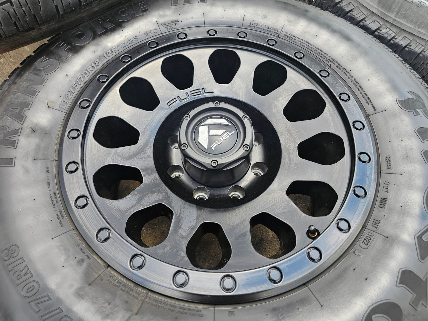 18" FUEL Vector D579 Dodge Ram 2500 3500 wheels rims SET FIRESTONE