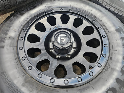 18" FUEL Vector D579 Dodge Ram 2500 3500 wheels rims SET FIRESTONE