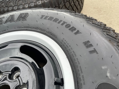 17" Ford Bronco HERITAGE Edition wheels rims white GOODYEAR 35" DISCOUNTED